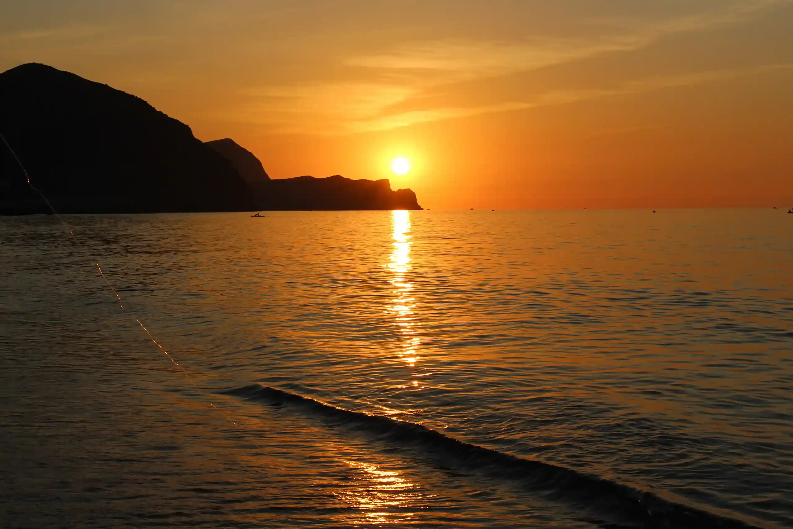 Golden Hour Reflections in Al Hoceima.